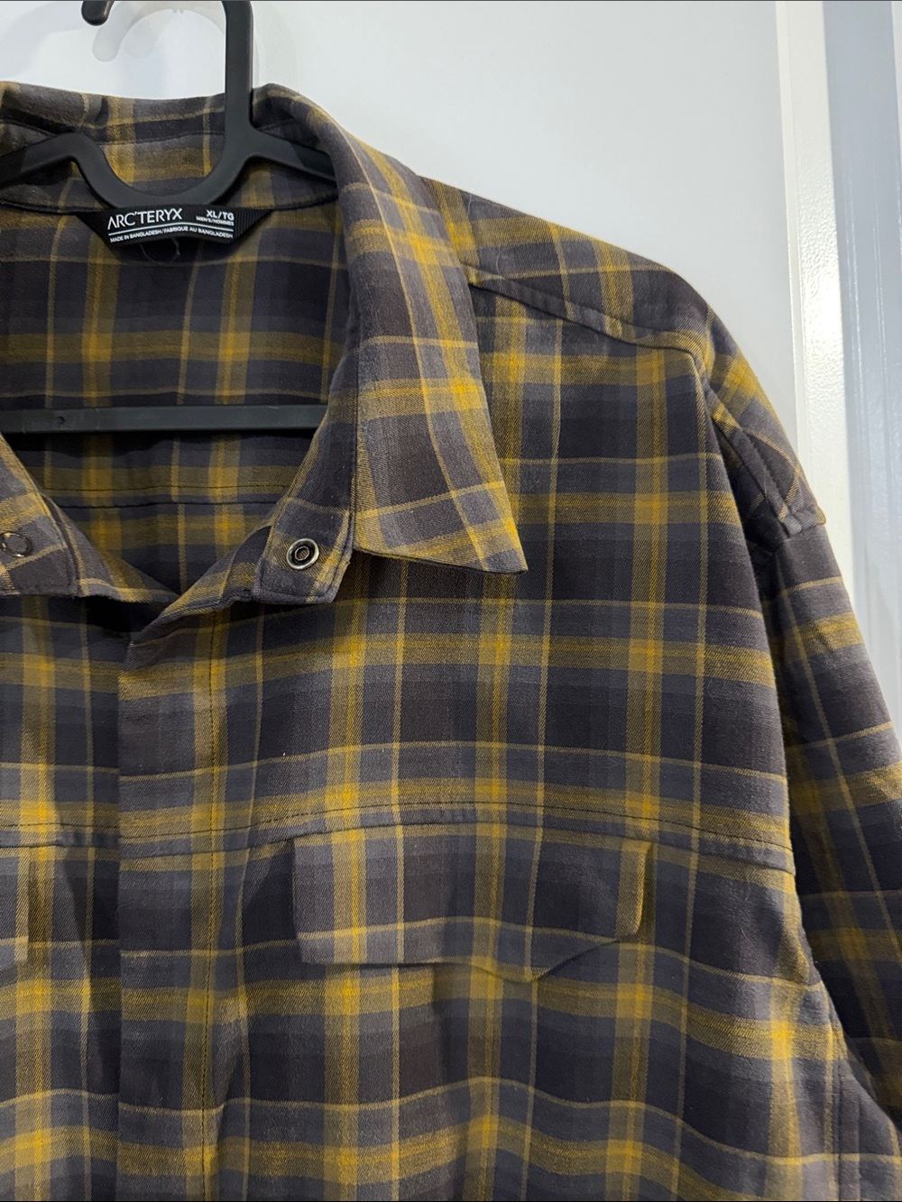 Arc’teryx Gryson Plaid Button-Up Shirt Snap Button - #143 - Picture 2 of 8